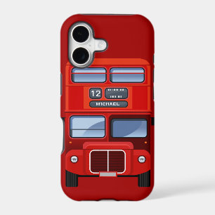 Old London Red Double Decker Bus iPhone 17 Case