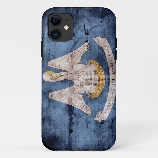 Old Louisiana Flag; Case-Mate iPhone Case (Back)