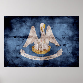 Old Louisianan Flag; Poster