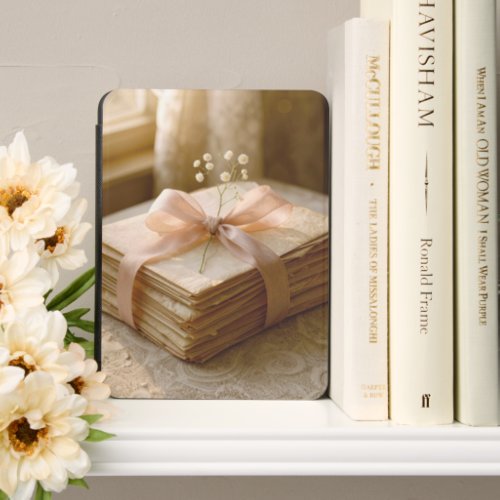 Old Love Letters Tied With Pink Ribbon Kindle Cover