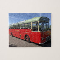 Old Macbraynes Bus on the Isle of Bute Jigsaw Puzzle