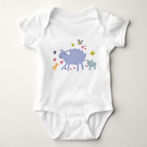 Old MacDonald had a farm E_I_E_I_O Baby Bodysuit