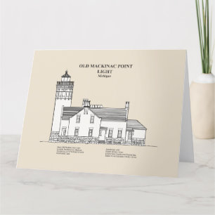 Old Mackinac Point Light - Michigan – SBD Thank You Card