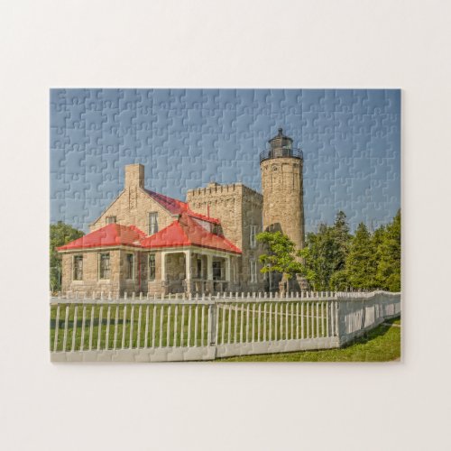 Old Mackinac Point Lighthouse Jigsaw Puzzle