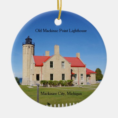Old Mackinac Point Lighthouse ornament