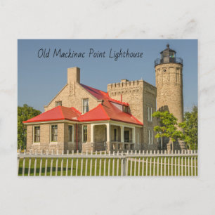 Old Mackinac Point Lighthouse Postcard