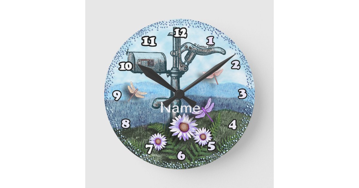 Mailbox Clock Old Mailbox clock | Zazzle
