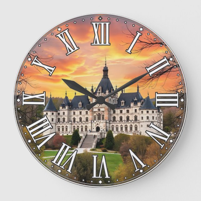 Old majestic castle large clock (Front)