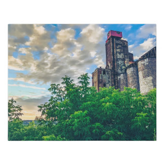 Old Malting Factory in Montreal, Quebec, Canada Faux Canvas Print