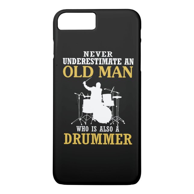 Old Man - A Drummer Case-Mate iPhone Case (Back)