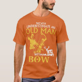 Old Man Archery Compound Bow Deer Elk Big Game Hunting Shirt Old Man Archery Compound Bow Deer Elk Big Game Hunting Shirt
