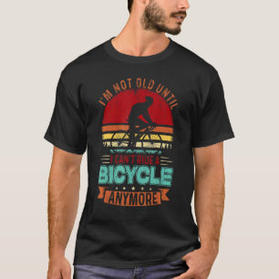 Old Man Bicycle Bicyclis Cycling T-Shirt