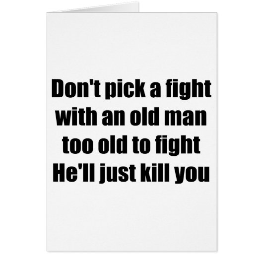 Old Man Cards (Front)