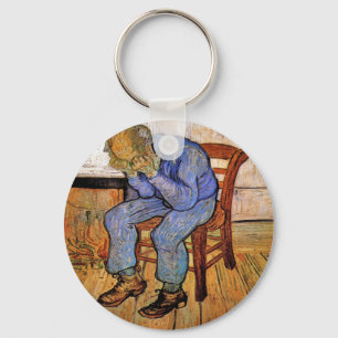 Old Man in Sorrow by Vincent van Gogh 1890 Keychain