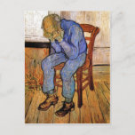 Old Man in Sorrow by Vincent van Gogh 1890 Postcard<br><div class="desc">To the best of my knowledge these images are in public domain and believed to be free to use without restriction in the US. 
 Please contact me if you discover that any of these images are not in Public Domain.</div>