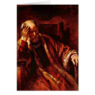 Old Man In The Armchair By Rembrandt Van Rijn