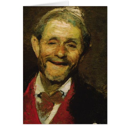 Old Man Laughing, 1881 Cards (Front)