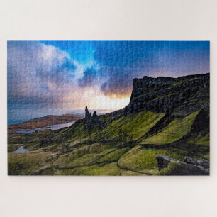 Old Man of Storr Isle of Sky Scotland Travel Photo Jigsaw Puzzle