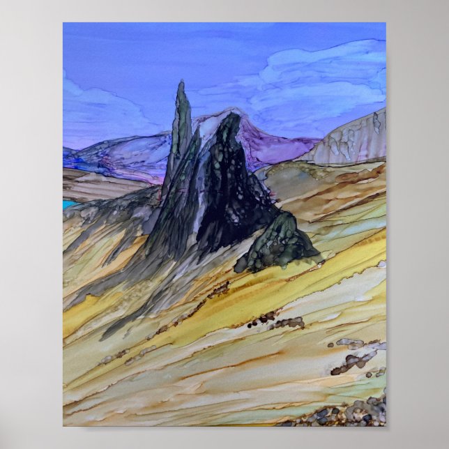 Old Man Of Storr Skye  Poster (Front)