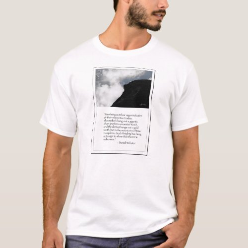 Old Man of the Mountain and Daniel Webster T_Shirt