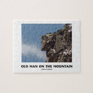 Old Man On The Mountain (Optical Illusion) Jigsaw Puzzle