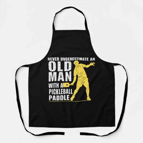 Old Man Pickleball Apron