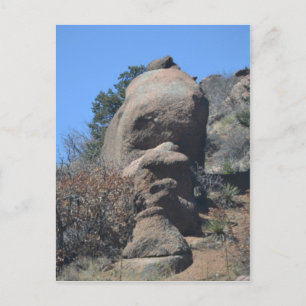 Old man rock postcard