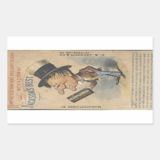 Old Man was Brought Round Ephemera Rectangular Sticker