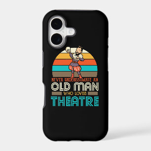 Old Man Who Loves Theatre iPhone 17 Case