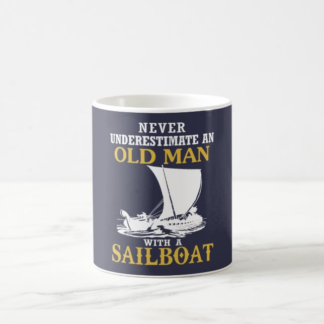 Old Man With A Sailboat Coffee Mug (Center)