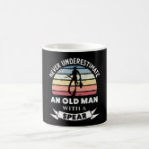 Spearfishing Legend Retro Sunset Gift Spear Fisher Coffee Mug