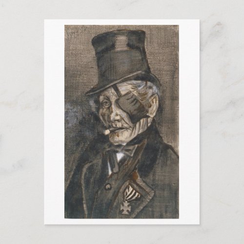Old Man with Eye Patch Vincent van Gogh Postcard