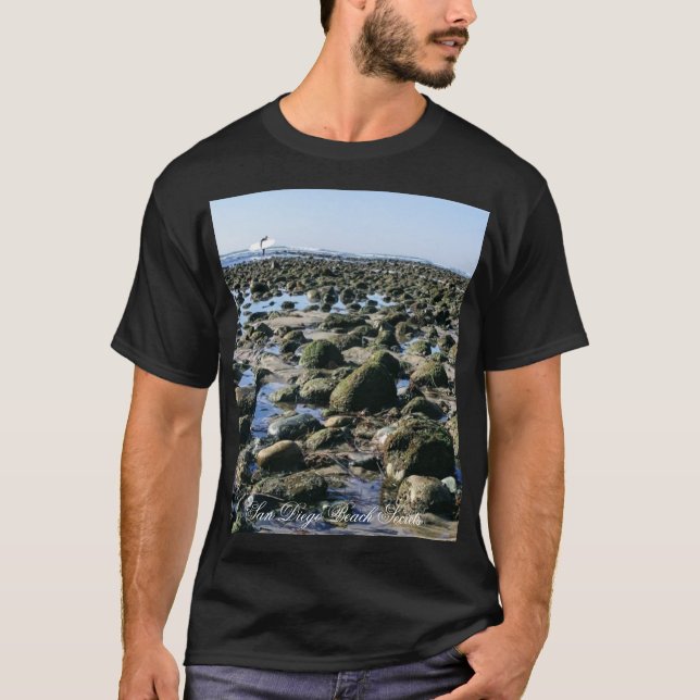 Old Man's Beach- San Onofre State Beach T-Shirt (Front)