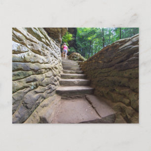 Old Man's Cave, Hocking Hills State Park, Ohio Postcard