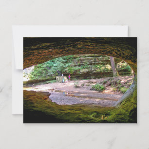 Old Man's Cave, Hocking Hills State Park, Ohio Postcard