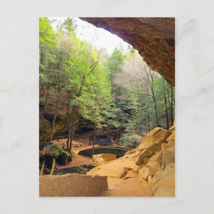 Old Man's Cave Postcard