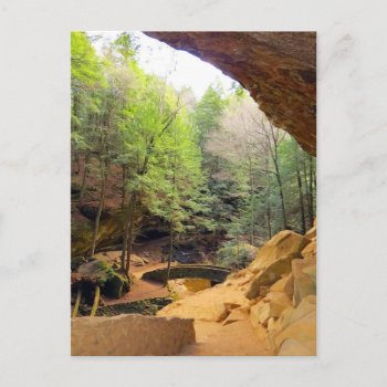 Old Man's Cave Postcard by thetrainedeye at Zazzle