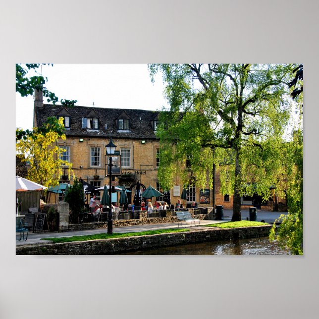 Old Manse Hotel Bourton on the Water Cotswolds Poster (Front)
