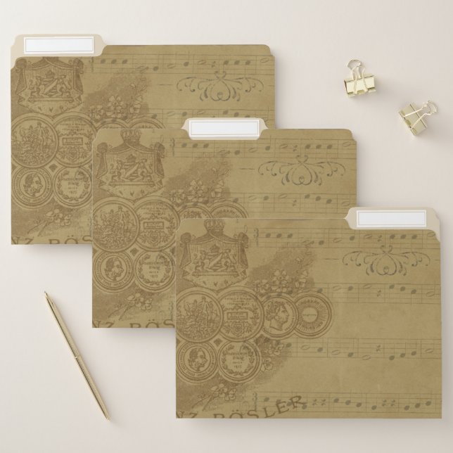 Old Map File Folder (Set)