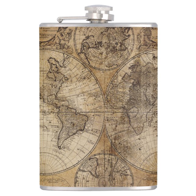 old map flask (Front)