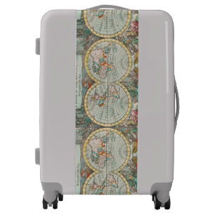 Old Map Luggage