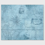 Old Map. Wrapping Paper