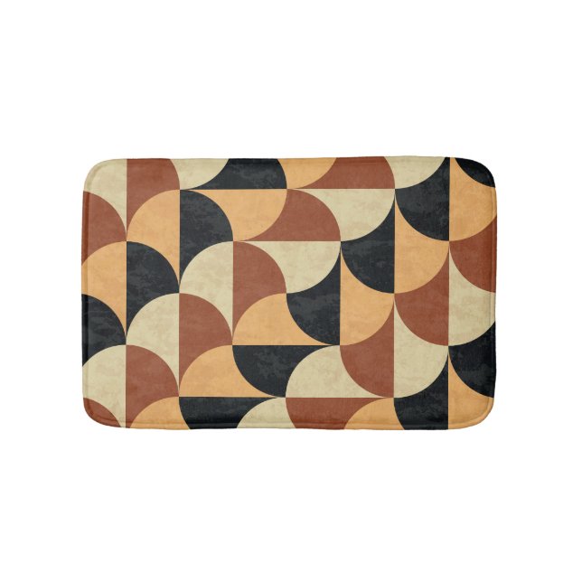 Old marble floor, geometric seamless texture. bath mat (Front)