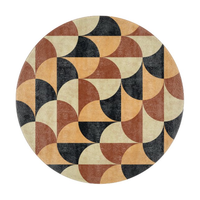 Old marble floor, geometric seamless texture. cutting board (Front)