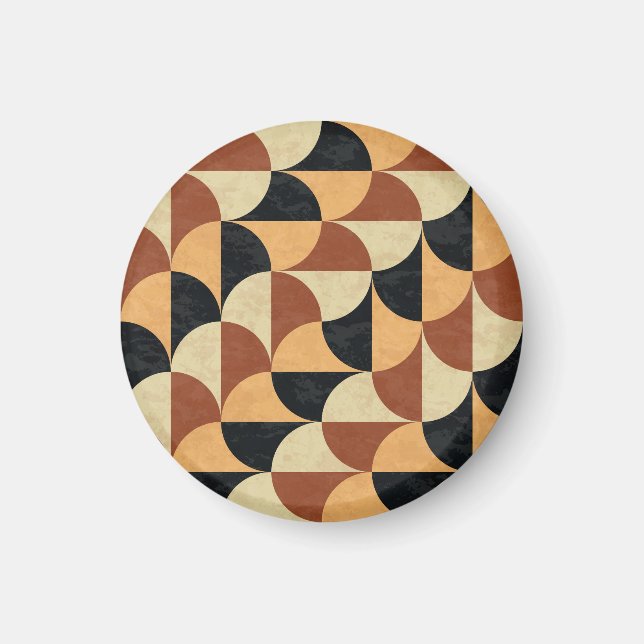 Old marble floor, geometric seamless texture. magnet (Front)