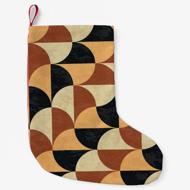 Old marble floor, geometric seamless texture. small christmas stocking (Front)