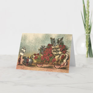 Old Mardi Gras Float 1 Card