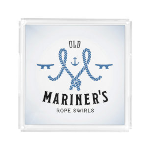 Old Mariner Poster Acrylic Tray