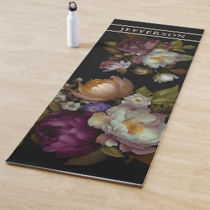 Old Masters Floral Look / Name Yoga Mat