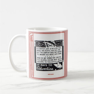 old matchbook cover It Pays to Advertise Coffee Mug